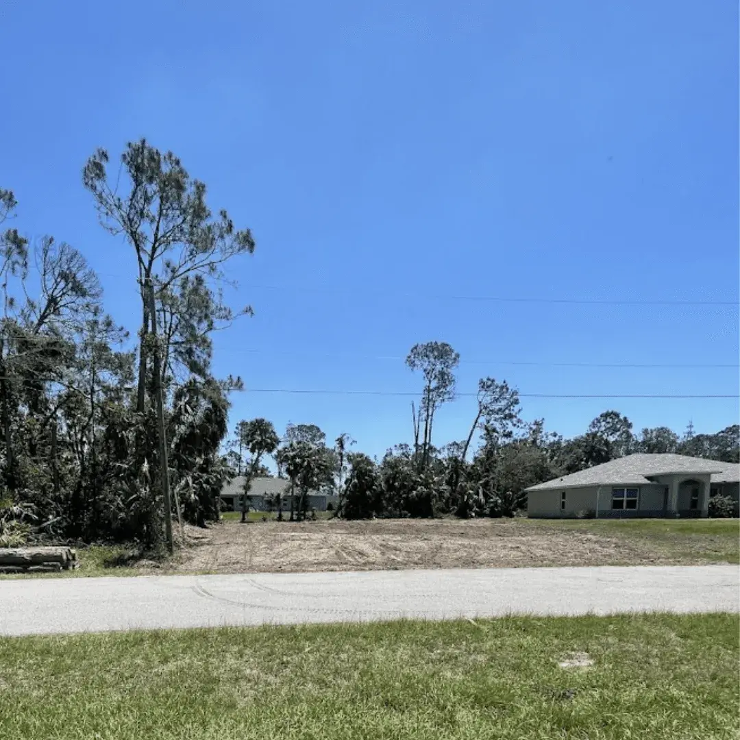 Lot clearing and land preparation in Charlotte County